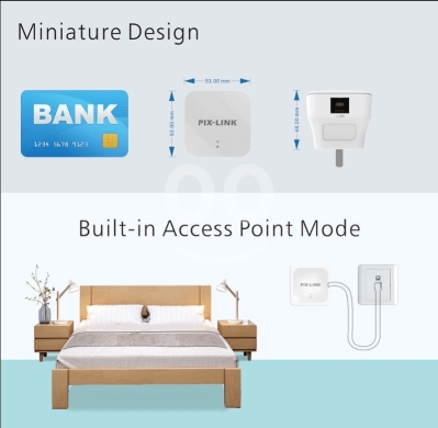 مقوي إشارة واي فاي بيكس-لينك لاسلكي عالي السرعة | PIX-LINK Wireless WiFi Signal Repeater … — 5