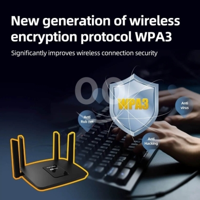 راوتر واي فاي AC1200 ثنائي الموجات جيجابت | AC1200 Dual Band Full Gigabit Wi-Fi Router — 5