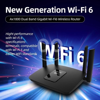 راوتر واي فاي AC1200 ثنائي الموجات جيجابت | AC1200 Dual Band Full Gigabit Wi-Fi Router — 4