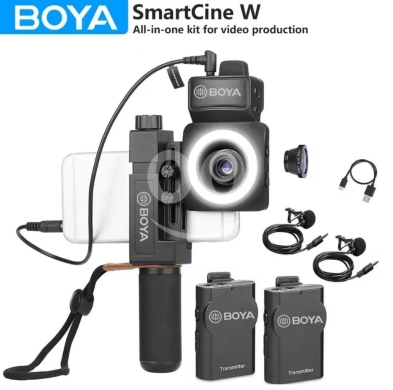 BOYA SmartCine W2: Complete Smartphone Video Kit | Wireless Mic System for Vlogging &… — 5