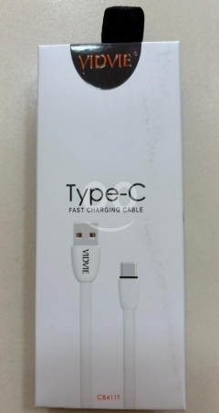 VIDVIE CB411T Type-C Fast Charging Cable | Durable USB-C Data & Power Sync