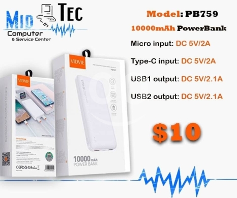 Other Mobile Phones & Accessories in Tripoli - Power bank vidvie original