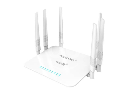 Computers Parts & Software Accessories in Dam Wel Farez - جهاز راوتر لاسلكي PIX-LINK WiFi 6 سريع ومتطور | PIX-LINK WiFi 6 High-Speed Wireless Router
