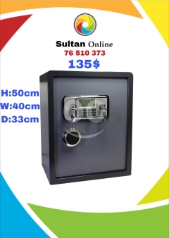 خزنة حديدية (Safe Box) متينة قابلة للتثبيت في الحائط والأرض | Secure Wall & Floor Mountable Steel