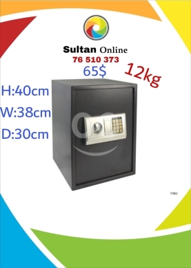 DIY Tools & Materials in Other - خزنة حديدية (Safe Box) متينة بوزن 12 كجم مقاس 40&times;38&times;30 سم | Secure 12kg Steel Safe Box 40x38x30cm
