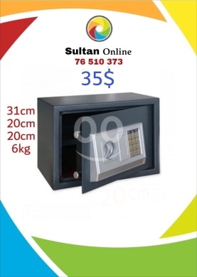 DIY Tools & Materials in Other - خزنة حديدية (Safe Box) متينة لحماية المقتنيات مقاس 31&times;20 سم | Compact 31x20cm Secure Steel Safe Box