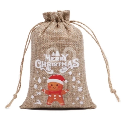 حقيبة هدايا كريسماس أنيقة بتصميم احتفالي | Elegant Festive Christmas Holiday Gift Bag — 3