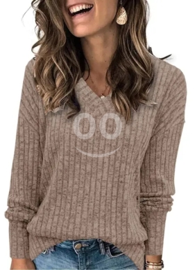 Vêtements, chaussures et accessoires dans Anfeh - قميص نسائي ناعم بياقة V مريح للاستخدام اليومي مقاس XL | Women&#039;s Soft V-Neck Comfort Daily Shirt XL