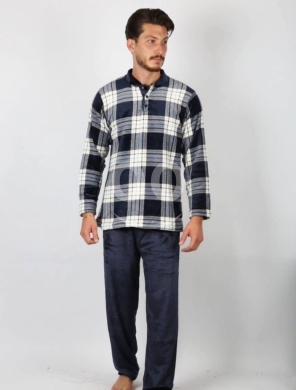 Vêtements, chaussures et accessoires dans Anfeh - بيجاما رجالية شتوية ناعمة كاروهات مقاسات M-5XL | Men&#039;s Winter Plaid Pyjama Set M-5XL Sizes