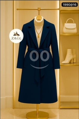 Elegant Women's Long Trench Coat | Belted Winter/Fall Coat with Satin Lining | Made in… — 3