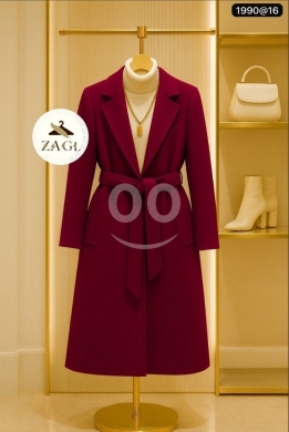 Elegant Women's Long Trench Coat | Belted Winter/Fall Coat with Satin Lining | Made in… — 4