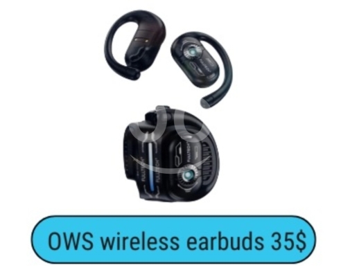اكسسوارات الهاتف المحمول في زحلتا - OWS Wireless Earbuds | Open-Ear Design Stereo | FullTech Bluetooth Headset $35