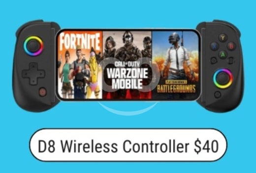 Other Mobile Phones & Accessories في زحلتا - D8 Wireless Mobile Gaming Controller | Bluetooth Gamepad for Android & iOS Smartphones $40