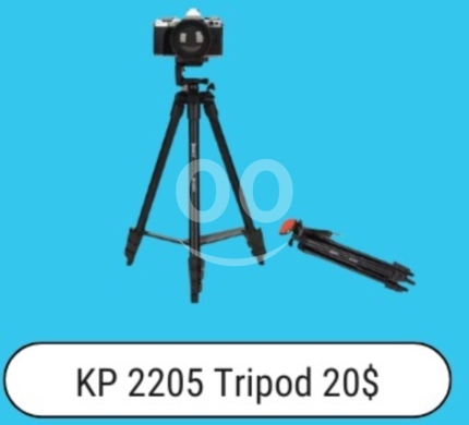 Other Mobile Phones & Accessories في زحلتا - KP 2205 Camera & Phone Tripod Stand | Lightweight Professional Vlogging Tripod $20