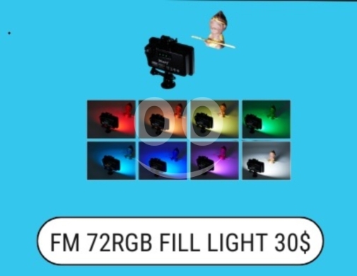 Other Mobile Phones & Accessories في زحلتا - FM 72RGB Fill Light | LED Video Panel Light | Adjustable Color Photography Lighting $30