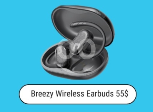 اكسسوارات الهاتف المحمول في زحلتا - Breezy Wireless Earbuds | Sport Ear Hook TWS Headset | Waterproof Bluetooth Earphones $55