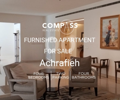 Apartments for sale in Achrafieh - Furnished apartment for rent or for sale IN ACHRAFIEH
