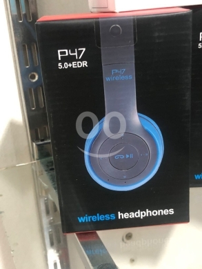Mobile accessories in Akkar el-Atika - سماعات رأس لاسلكية P47 بتقنية Bluetooth 5.0 + EDR - تصميم قابل للطي وصوت نقي
