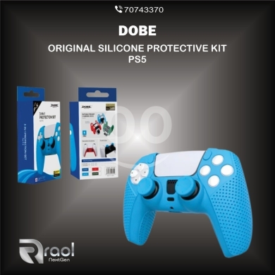 Gaming Console & Accessories in Awkar - طقم حماية سيليكون أصلي DOBE لجهاز تحكم PS5 | DOBE Original Silicone Protective Kit for PS5 DualSense