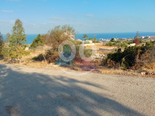 Lands for sale in Jiyeh - 1200m2 lPrime Land+Sea View 4sale in Jiyeh - أرض للبيع في الجيةNE15L103