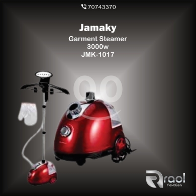 Other home appliances in Awkar - مكواة بخار جاماكي 3000 واط للملابس موديل JMK-1017 | Jamaky Garment Steamer 3000W JMK-1017 Red