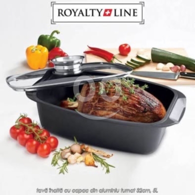 ?? Royalty Line Roasting Pan RL-ACR32ML - high tray with cast aluminum lid 32cm,… — 3