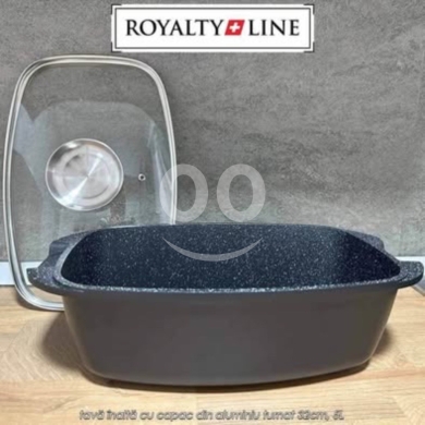 ?? Royalty Line Roasting Pan RL-ACR32ML - high tray with cast aluminum lid 32cm,… — 7