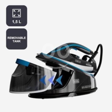 Kitchen appliances in Achrafieh - ?? BLACK+DECKER BXSS2401E - Ironing station, 2400 W, steam boost 200 g/min, continuous steam 120 g