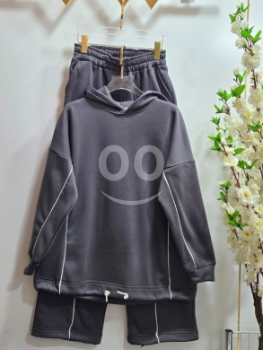 Women's Oversized Fleece Hoodie & Jogger Set | Cotton Loungewear Suit — 3