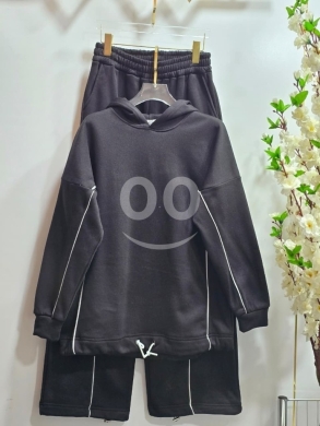 Women's Oversized Fleece Hoodie & Jogger Set | Cotton Loungewear Suit — 2