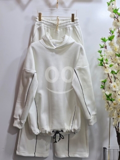 Women's Oversized Fleece Hoodie & Jogger Set | Cotton Loungewear Suit