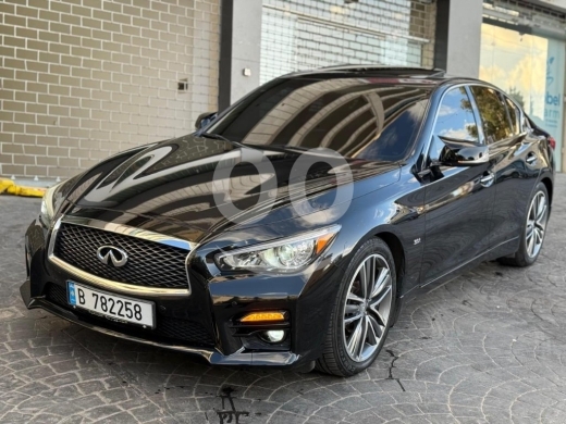 Infiniti dans Dawhet Aramoun - 2017 Infiniti Q50 3.0t Black Sedan | AWD, No Accidents