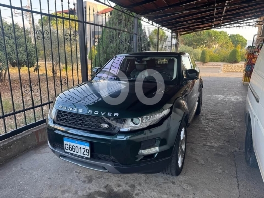 Land Rover in Tripoli - Range rover evoque model 2012