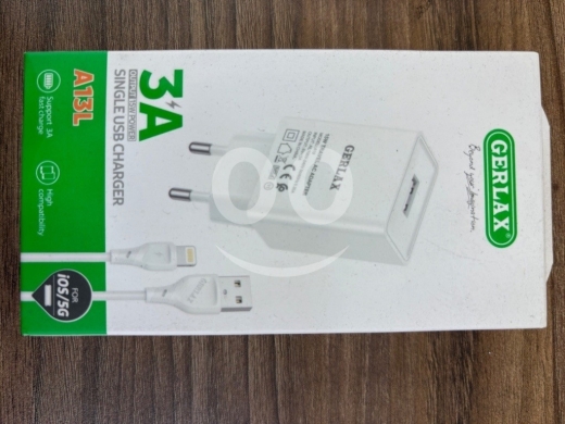 Mobile accessories in Bab Al Ramel - شاحن Gerlax السريع بقدرة 15 واط | Gerlax 3A USB Fast Charging Kit