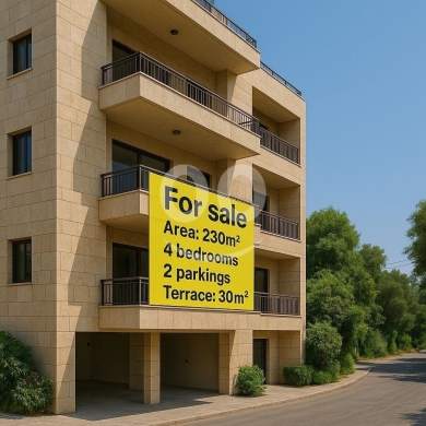 Apartments for sale in Saida - شقة جديدة 200م مع تراس مميز في البستان الكبير وسط صيدا بجانب الكورنيش البحري