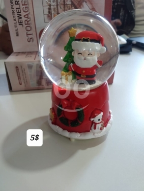 Health & Beauty in Ain Tini - Cute Santa Claus Snow Globe Christmas Decoration