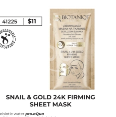 Santé & Beauté dans Tripoli - قناع بيوتانيك لشد البشرة بخلاصة الحلزون والذهب عيار 24 | Biotaniqe Snail & Gold 24K Firming Mask