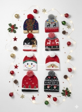 Clothes, Footwear & Accessories in Beirut City - Festive Christmas Beanie Hats Collection
