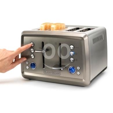 ??black+decker Toaster, power input 1,960 W, LCD display, electronic browning… — 4