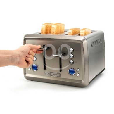 ??black+decker Toaster, power input 1,960 W, LCD display, electronic browning… — 3