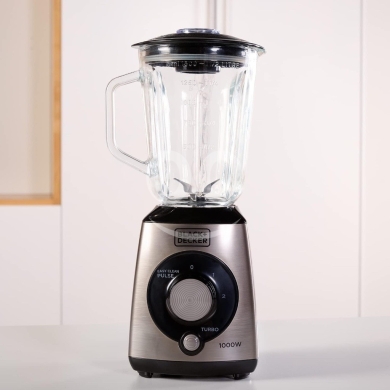 ?? Black+Decker BXJB1000E Tabletop blender, 1000 W, 1.5 liter, Plastic, Grey-ice crushing- — 4
