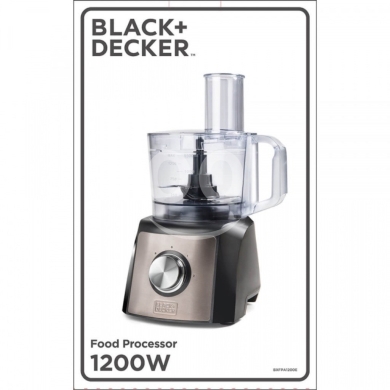 Kitchen appliances dans Achrafieh - ?? Black Decker BXFPA1200E - Food Processor 1,200W, container 1.5l, 2 speeds/turbo function