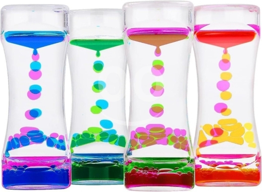 الساعة المائية الحسية المهدئة للأطفال | Soothing Liquid Motion Sensory Timer for Kids — 2