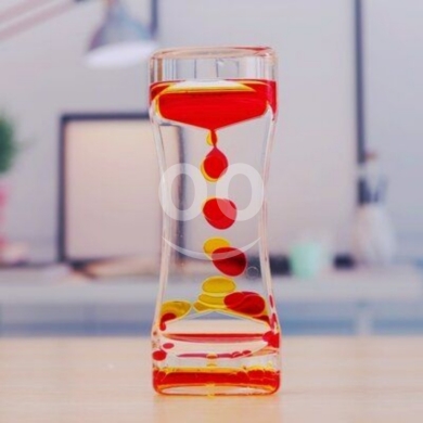 الساعة المائية الحسية المهدئة للأطفال | Soothing Liquid Motion Sensory Timer for Kids — 4