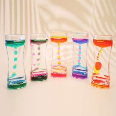 الساعة المائية الحسية المهدئة للأطفال | Soothing Liquid Motion Sensory Timer for Kids — 5