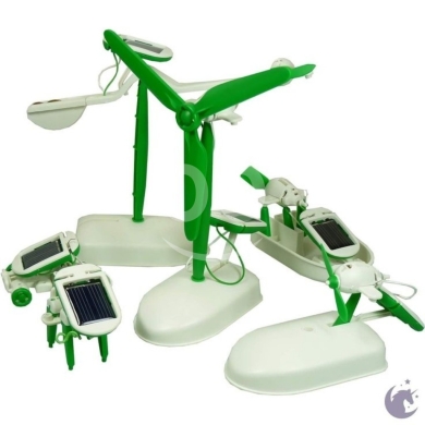 مجموعة الروبوتات التعليمية 6 في 1 بالطاقة الشمسية | 6-in-1 Educational Solar Power Robot … — 6