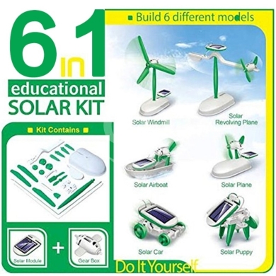 مجموعة الروبوتات التعليمية 6 في 1 بالطاقة الشمسية | 6-in-1 Educational Solar Power Robot … — 4