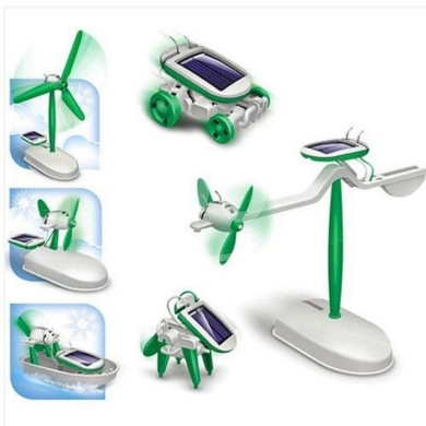 Baby & Kids Stuff in Beirut City - مجموعة الروبوتات التعليمية 6 في 1 بالطاقة الشمسية | 6-in-1 Educational Solar Power Robot Kit