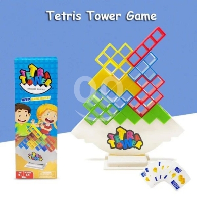لعبة التكديس والتوازن تيترا تاور الممتعة | Tetra Tower Balancing Stacking Blocks Game for… — 4