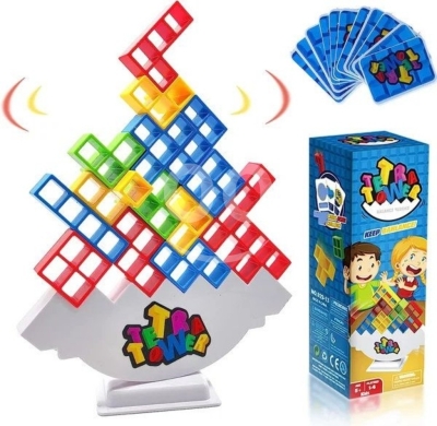 لعبة التكديس والتوازن تيترا تاور الممتعة | Tetra Tower Balancing Stacking Blocks Game for… — 5